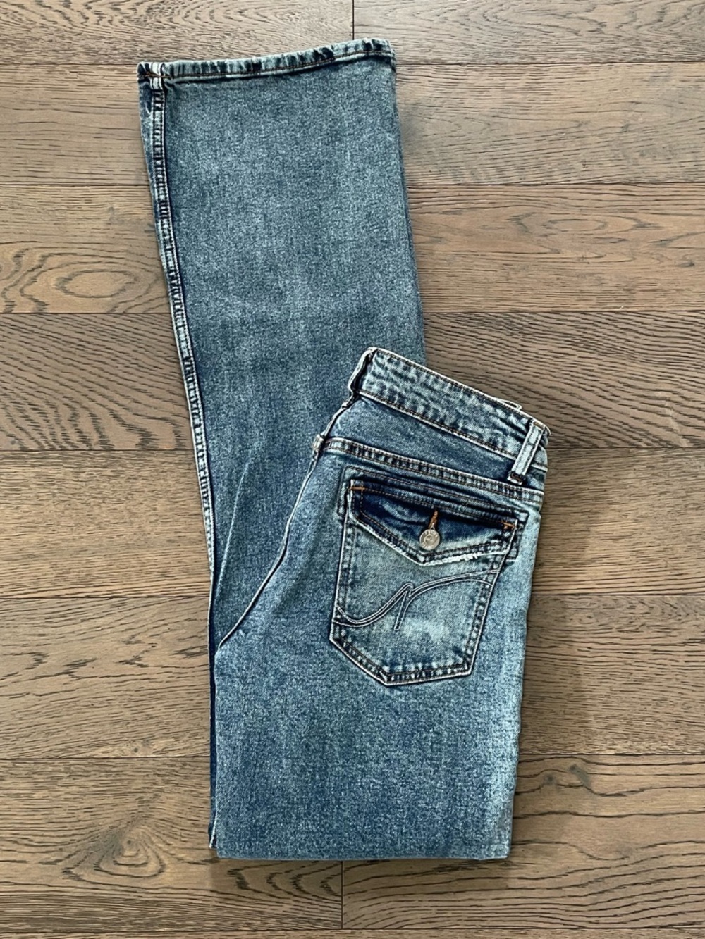 REVICE Distressed Bootcut Jeans - Picture 5 of 11